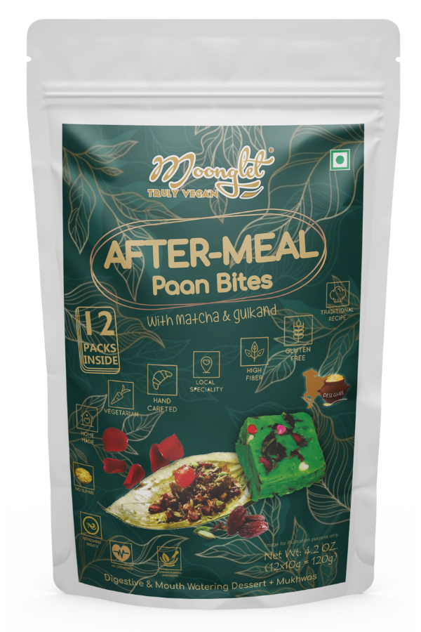 Moonglet - Aftermeal Paan Bites, Pack of (3) | Digestive bites meetha paan mukhwas | paan mukhwas mouth freshener | without supari